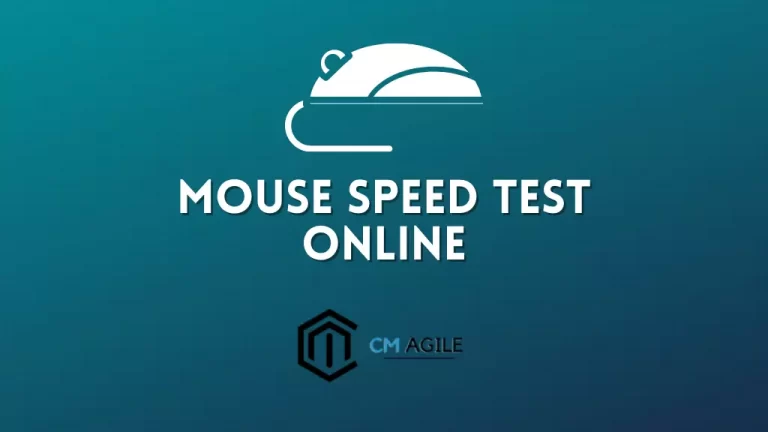 Mouse Speed and Acceleration Test Online