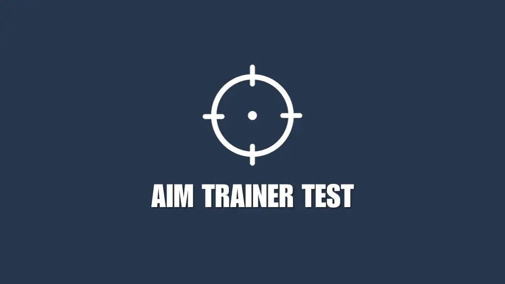 Aim Trainer and Aim Booster with Mouse Accuracy